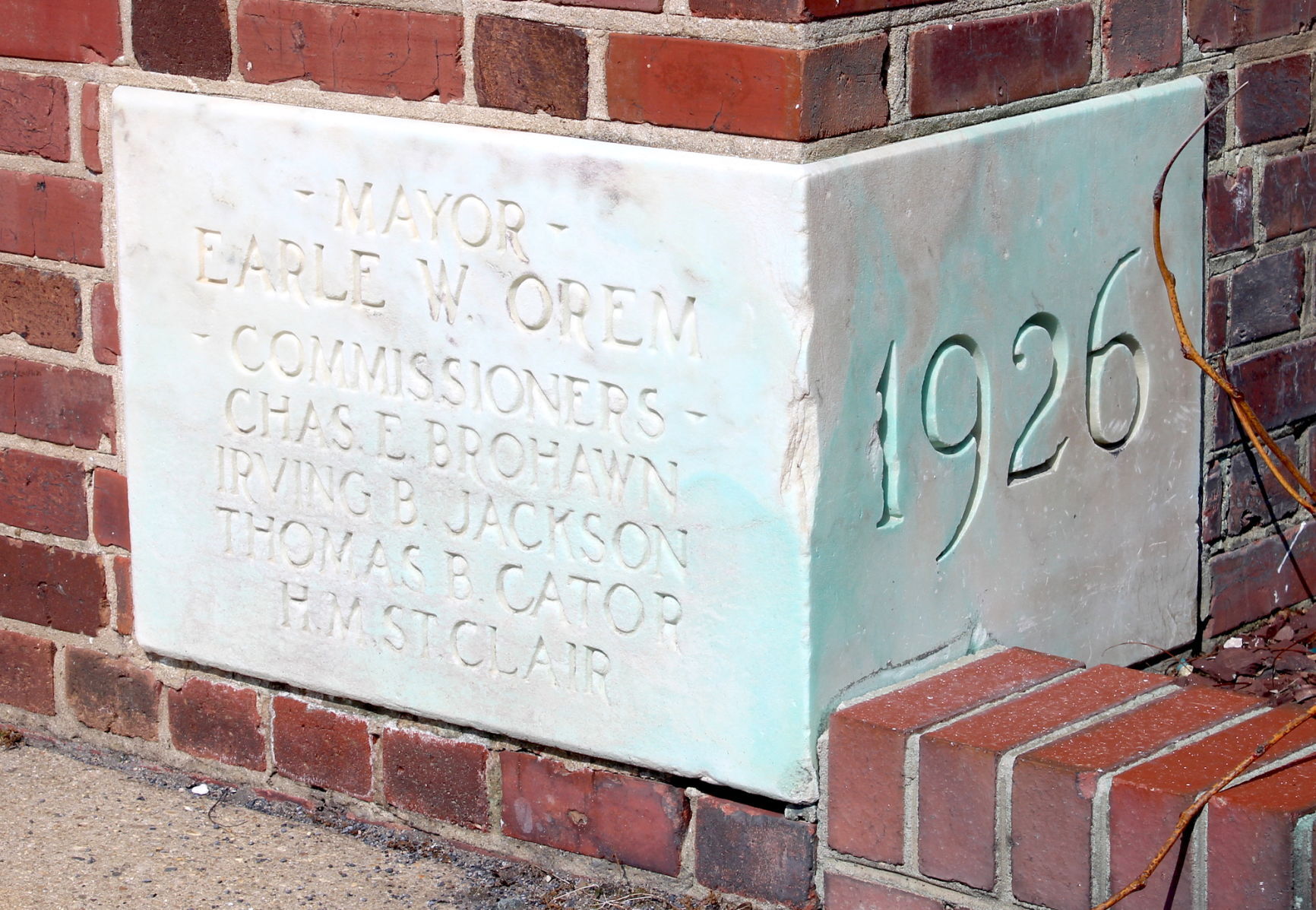 Cambridge City Hall Cornerstone